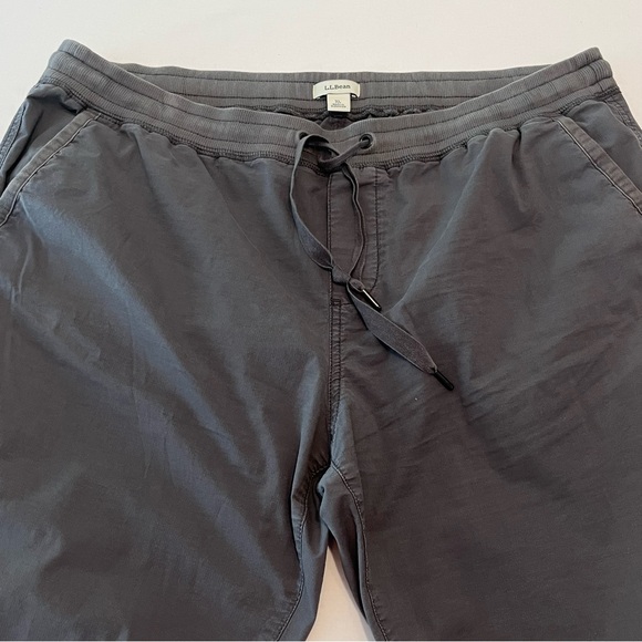 LL Bean Womans Stretch Ripstop Pull-On Alloy Grey  Adjustable Waistband size XL - Picture 7 of 11